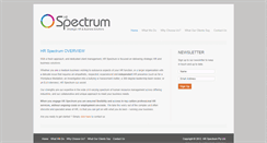 Desktop Screenshot of hrspectrum.com.au